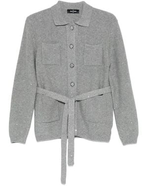 Gran Sasso Cardigan À Boutonnière - Grey