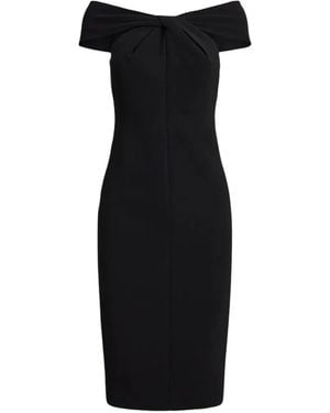 Ralph Lauren Schulterfreies Kleid Mit Knoten - Schwarz