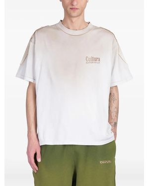 Cultura Biker T-Shirt - White