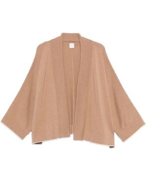 Eleventy Open-Front Cardigan - Natural