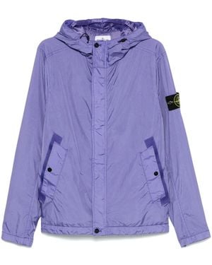 Stone Island コンパスバッジ ジャケット - パープル