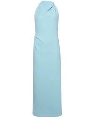 Proenza Schouler Faye Crepe Maxi Dress - Blue