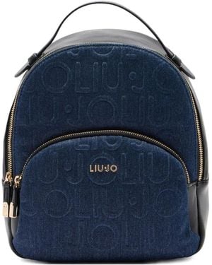 Liu Jo Rucksack Im Jeans-Look - Blau