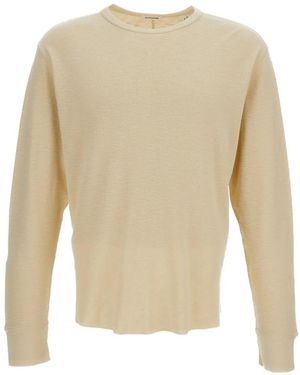 sunflower Long-Sleeve Cotton T-Shirt - White