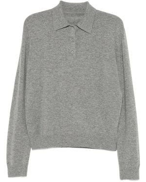 JNBY Gestricktes Poloshirt - Grau