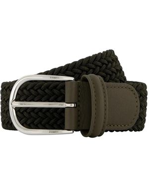 Anderson's Leren Riem - Zwart