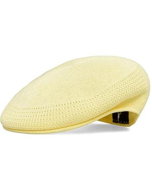 Kangol Tropic 504 Mesh Flat Cap - Yellow