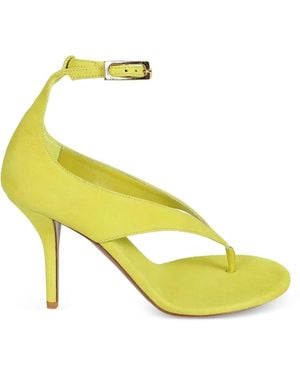 Gia Borghini Alice Thong Strap Sandals - Yellow