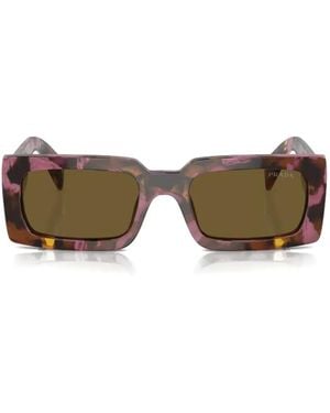 Prada Square-Frame Sunglasses - Pink