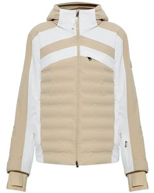 Bogner Felis Quilted Hooded Ski Jacket - White
