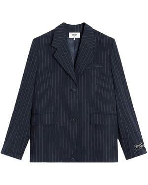 Maison Kitsuné Striped Blazer - Blue