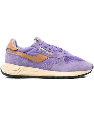 Autry Zapatillas Reelwind de ante - Morado