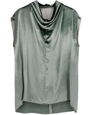 Alberta Ferretti Mouwloze Top - Groen