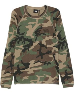 Stussy コットン プルオーバー - グリーン