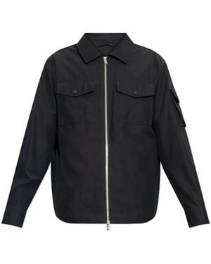 Moose Knuckles Zip-Up Jacket - Black