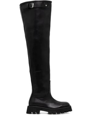 Fiorucci Buckle Strap Boots - Black
