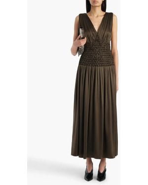 KHAITE Nola Jurk - Groen