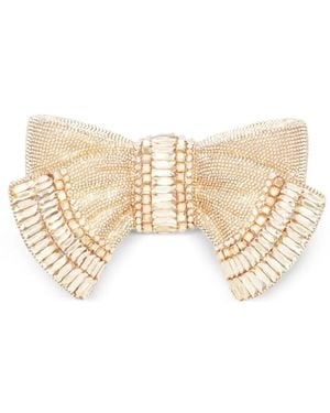 Judith Leiber Bolso De Mano Bow Deco Gems Champagne - Neutro