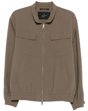 Montecore Zip Patch Pocket Jacket - Brown