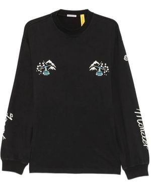 Moncler X Fragment Long-Sleeve T-Shirt - Black