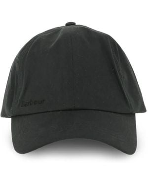 Barbour Waxed Sports Cap - Black