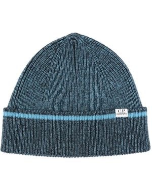 C.P. Company Beanie Mit Logo-Detail - Blau