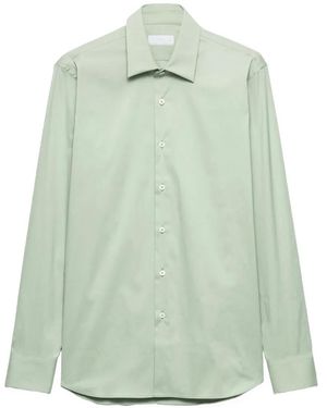 Prada Stretch Cotton Shirt - Green
