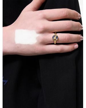 Burberry Knight Coin Ring - Black