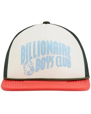 BBCICECREAM Curve Trucker Logo-Print Cap - Blue