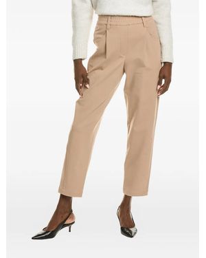 Brunello Cucinelli Tailored High-Waisted Trousers - Natural