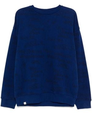 SPORT b. by agnès b. ステッチ スウェットシャツ - ブルー