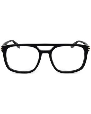 Marc Jacobs Eckige Sonnenbrille Mit Doppelsteg - Schwarz