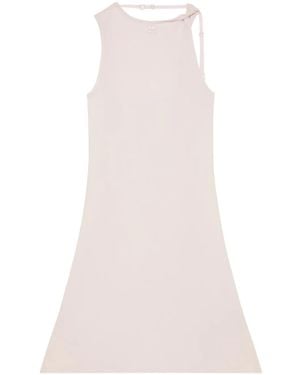 Courreges Twist-Detail A-Line Minidress - White