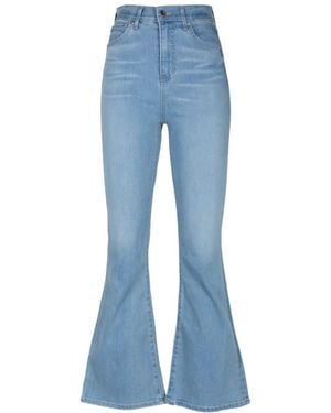 Veronica Beard Carson Flared Jeans - Blue