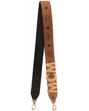 MCM Schulterriemen mit Logo - Natur