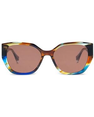 Gigi Studios Round-Frame Sunglasses - Pink