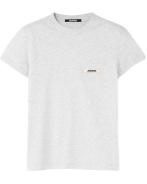Jacquemus T-Shirt Con Logo - Bianco