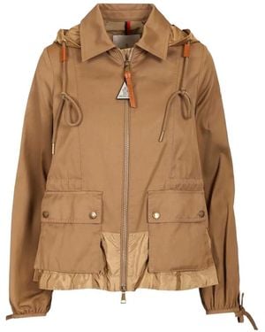 Moncler Adenium Hooded Jacket - Brown
