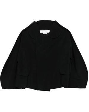 Comme des Garçons Jacke Mit Ballonärmeln - Schwarz