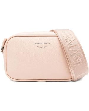 Emporio Armani ロゴ ショルダーバッグ - ピンク