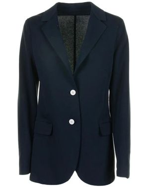 Eleventy Single-Breasted Blazer - Blue