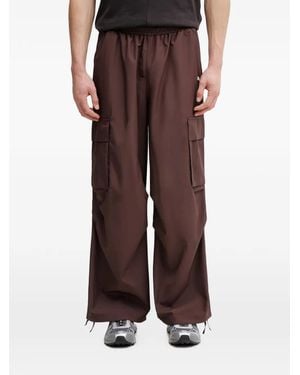 PUMA Future Archive Logo-Embroidered Pants - Brown