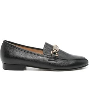 Casadei Leather Loafers - Grey