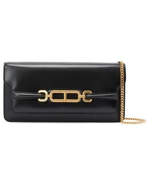 Tom Ford ロゴ ショルダーバッグ - ブラック