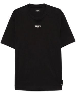Fendi ロゴ Tシャツ - ブラック