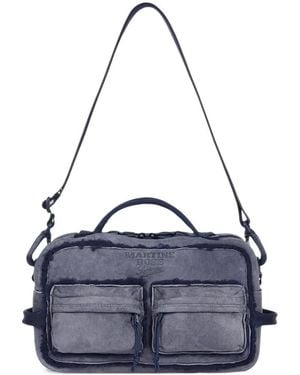 Supreme X Martine Rose Mini Shearling-Duffle Tote Bag - Blue