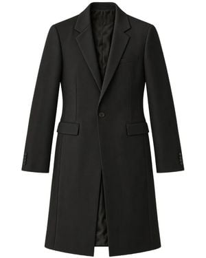 Fendi Grain De Poudre Coat - Black