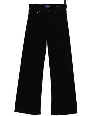 Citizens of Humanity Lyra Long Wide Leg Jeans - Black
