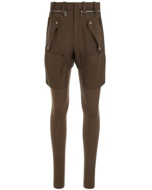 Chloé Cargo Leggings - Brown