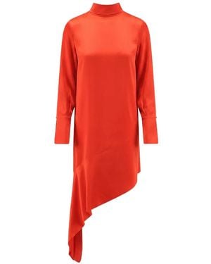Semicouture Vestido Gwenda Asimétrico - Rojo